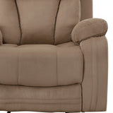 40" Modern Beige Fabric Chair