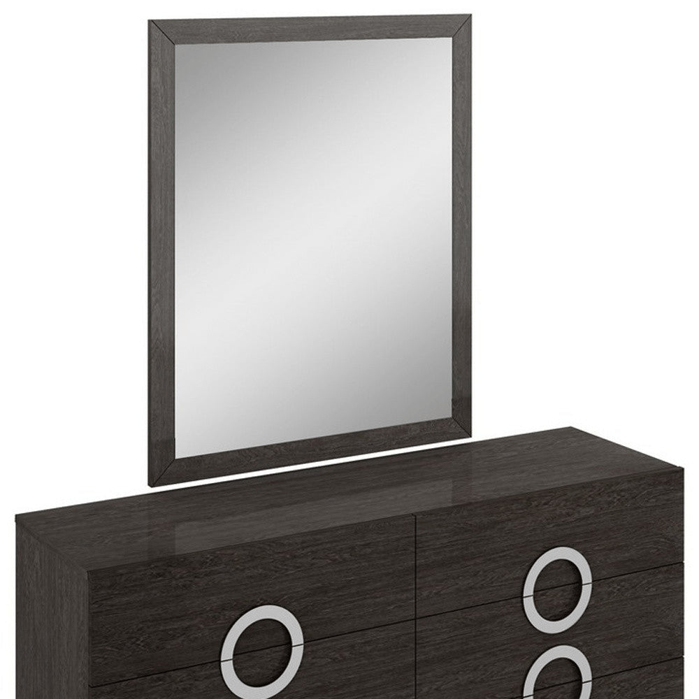 31" Refined Wenge High Gloss Dresser