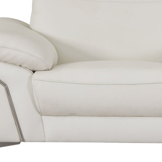 51" Gray Chair and a Half