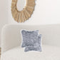 18" X 18" X 5" Grey Faux Fur  Pillow 2 Pack