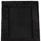 5" x 7" Black Cowhide Hanging & Tabletop Picture Frame with Mat