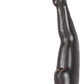 7" X 7" Black Resin Diving Man Hanging Dimensional Sculpture