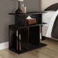 24" Brown Wood End Table With 6