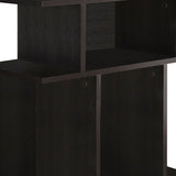 24" Brown Wood End Table With 6