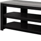 42" Brown Open Shelving TV Stand