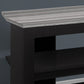 42" Ash Gray Open Shelving TV Stand