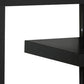 60" Dark Brown Cabinet Enclosed Storage TV Stand