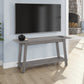 42" Gray Open Shelving TV Stand