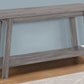42" Gray Open Shelving TV Stand