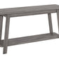 42" Gray Open Shelving TV Stand