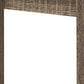 22" Gray Wood End Table With Shelf