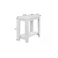 22" Gray Wood End Table With Shelf