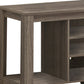48" Dark Brown Open shelving TV Stand