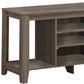 48" Dark Brown Open shelving TV Stand