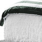 Gray Solid Wood And Tufted Linen Queen Bed Frame with Nailhead Trim