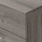 25" Gray Particle Board Filing Cabinet With Drawers