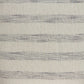18" Beige and Gray Striped Cotton Throw Pillow With Tassels