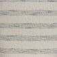 18" Beige and Gray Striped Cotton Throw Pillow With Tassels