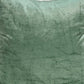 20" X 7" X 20" Transitional Green Solid Pillow Cover With Poly Insert