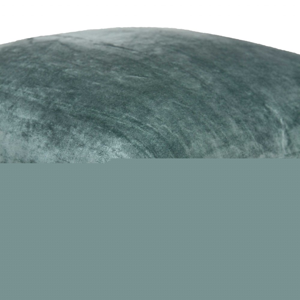 20" X 7" X 20" Transitional Sea Foam Solid Pillow Cover With Poly Insert