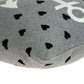 Casual Square Grey Nautical Anchor Accent Pillow