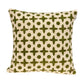 18" X 7" X 18" Transitional Beige Printed Pillow Cover With Poly Insert