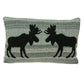 24" X 5" X 16" Lodge Gray Pillow Cover With Poly Insert