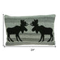 24" X 5" X 16" Lodge Gray Pillow Cover With Poly Insert