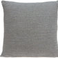 20" X 7" X 20" Elegant Transitional Gray Pillow Cover With Poly Insert