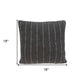 Charcoal Pillow Cover With Insert