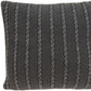 Charcoal Pillow Cover With Insert
