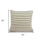 20" Tan Throw Pillow