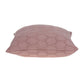 20" Pink Honeycomb Cotton Throw Pillow