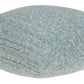 20" Aqua Teal Woven Cotton Blend Throw Pillow