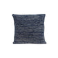20" Blue Woven Cotton Blend Throw Pillow