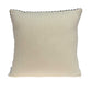 20" X 7" X 20" Elegant Transitional Tan Cotton Pillow Cover With Poly Insert