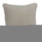 20" X 7" X 20" Charming Transitional Beige Accent Pillow Cover With Poly Insert