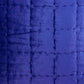 20" X 7" X 20" Transitional Royal Blue Quilted Pillow Cover With Poly Insert