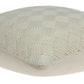 20" X 7" X 20" Transitional Beige Pillow Cover With Poly Insert