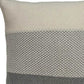 20" X 7" X 20" Transitional Tan Cotton Pillow Cover With Poly Insert