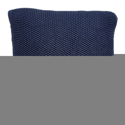 18" X 5" X 18" Transitional Blue Pillow Cover With Poly Insert