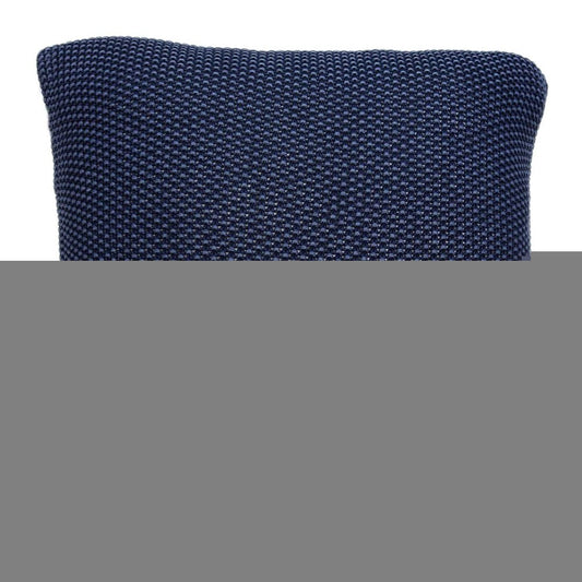 18" X 5" X 18" Transitional Blue Pillow Cover With Poly Insert
