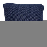 18" X 5" X 18" Transitional Blue Pillow Cover With Poly Insert