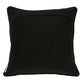 20" X 7" X 20" Transitional Black And White Pillow Cover With Poly Insert