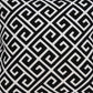20" X 7" X 20" Cool Transitional Black And White Pillow Cover With Poly Insert