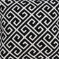 20" X 7" X 20" Cool Transitional Black And White Pillow Cover With Poly Insert