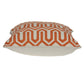 20" X 7" X 20" Transitional Multicolored Pillow Cover With Poly Insert