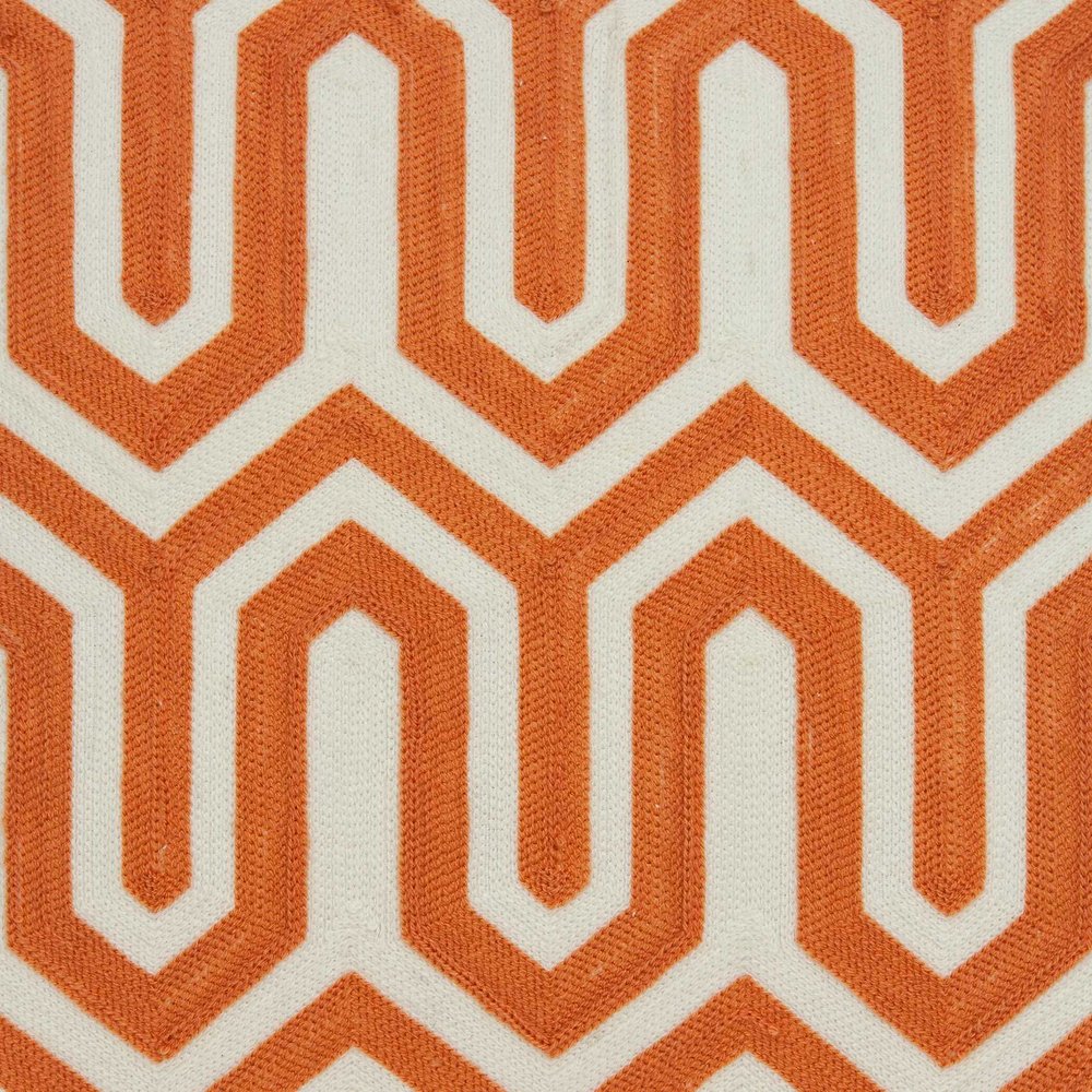 20" X 7" X 20" Transitional Multicolored Pillow Cover With Poly Insert