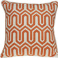 20" X 7" X 20" Transitional Multicolored Pillow Cover With Poly Insert