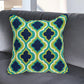 20" X 7" X 20" Handmade Traditional Multicolored Pillow Cover With Poly Insert